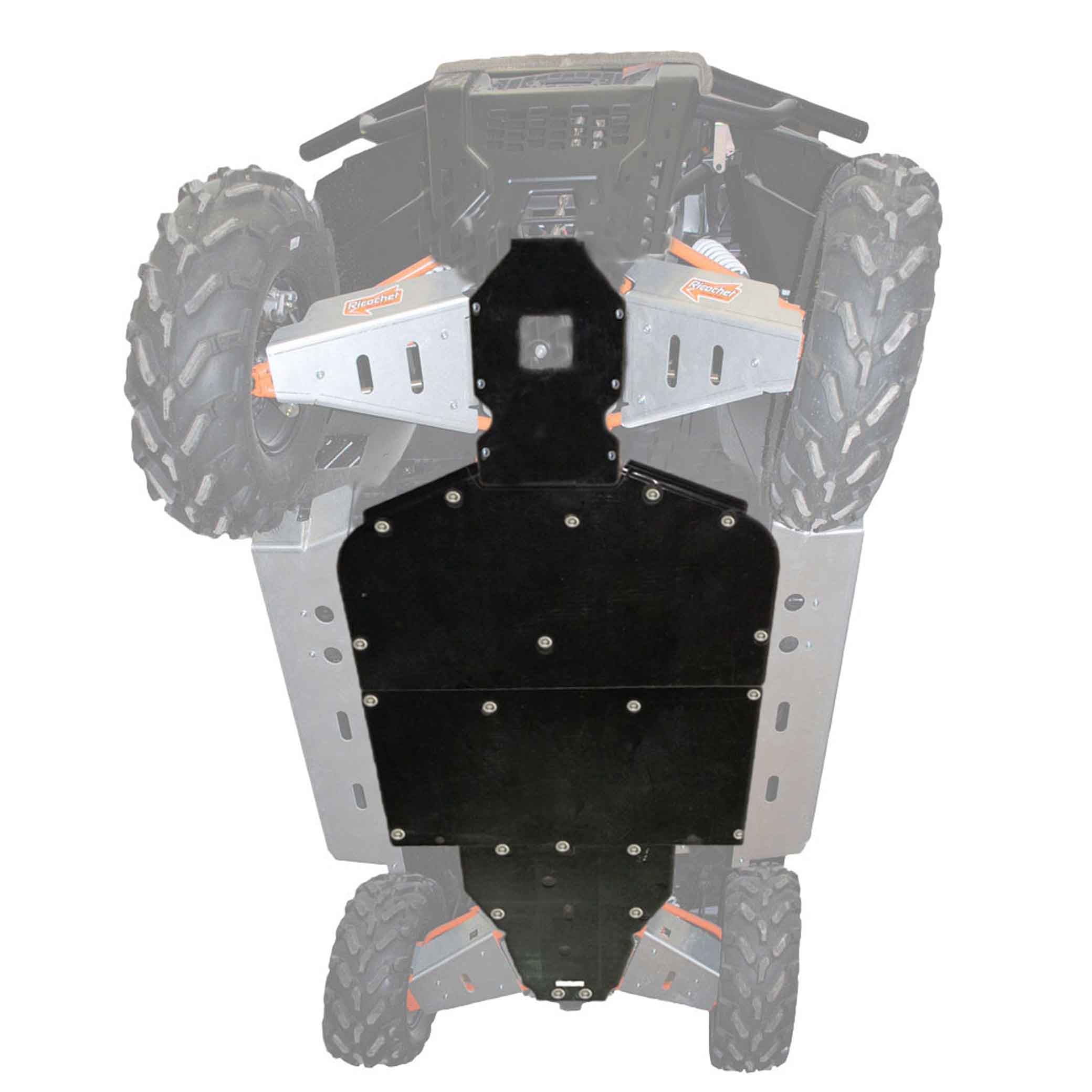 Polaris Ranger XP 900 High Lifter Edition Ricochet 4-Piece Full Frame Skid Plate Set
