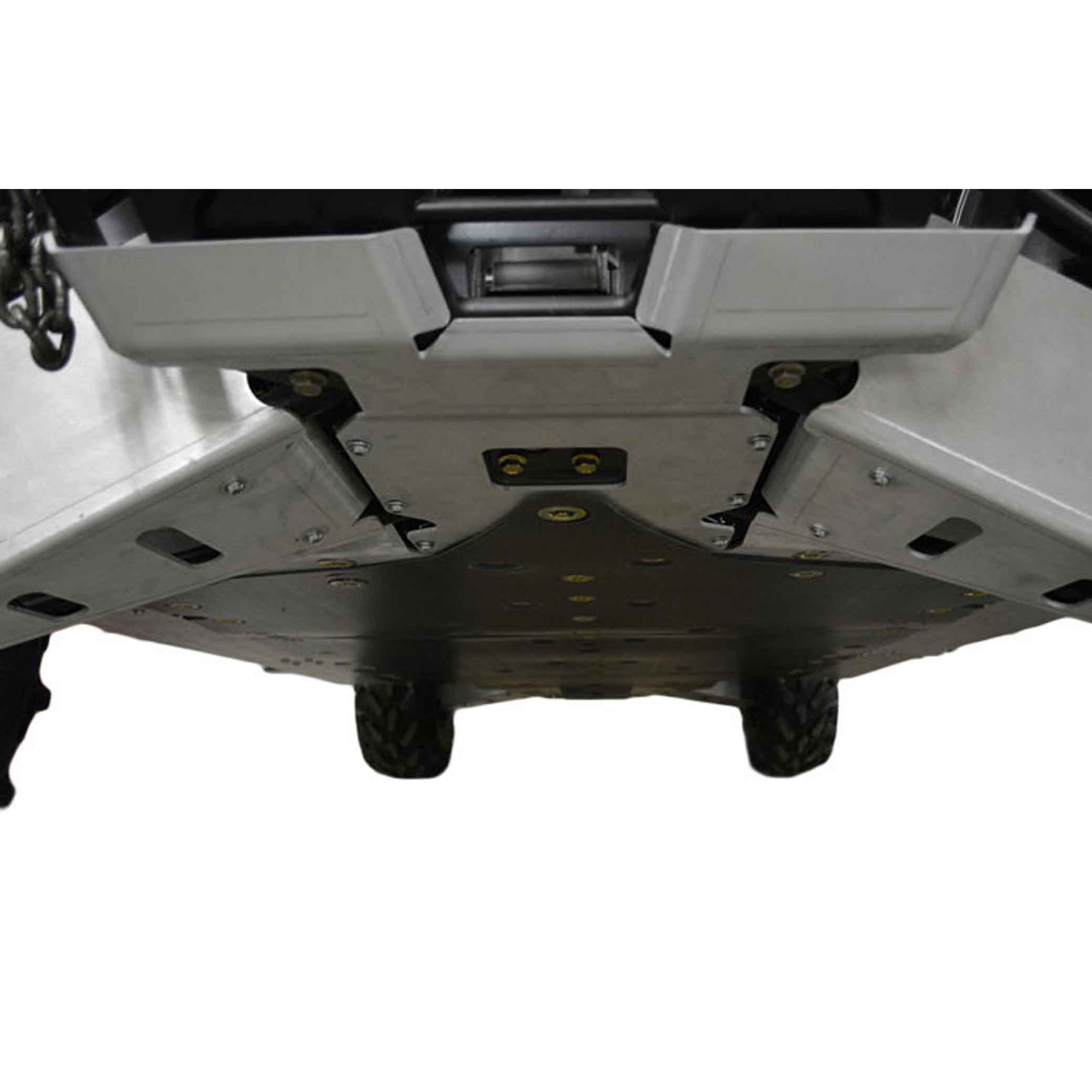 Polaris Ranger Crew Diesel Ricochet Aluminum Front Bash Plate & Diff Guard
