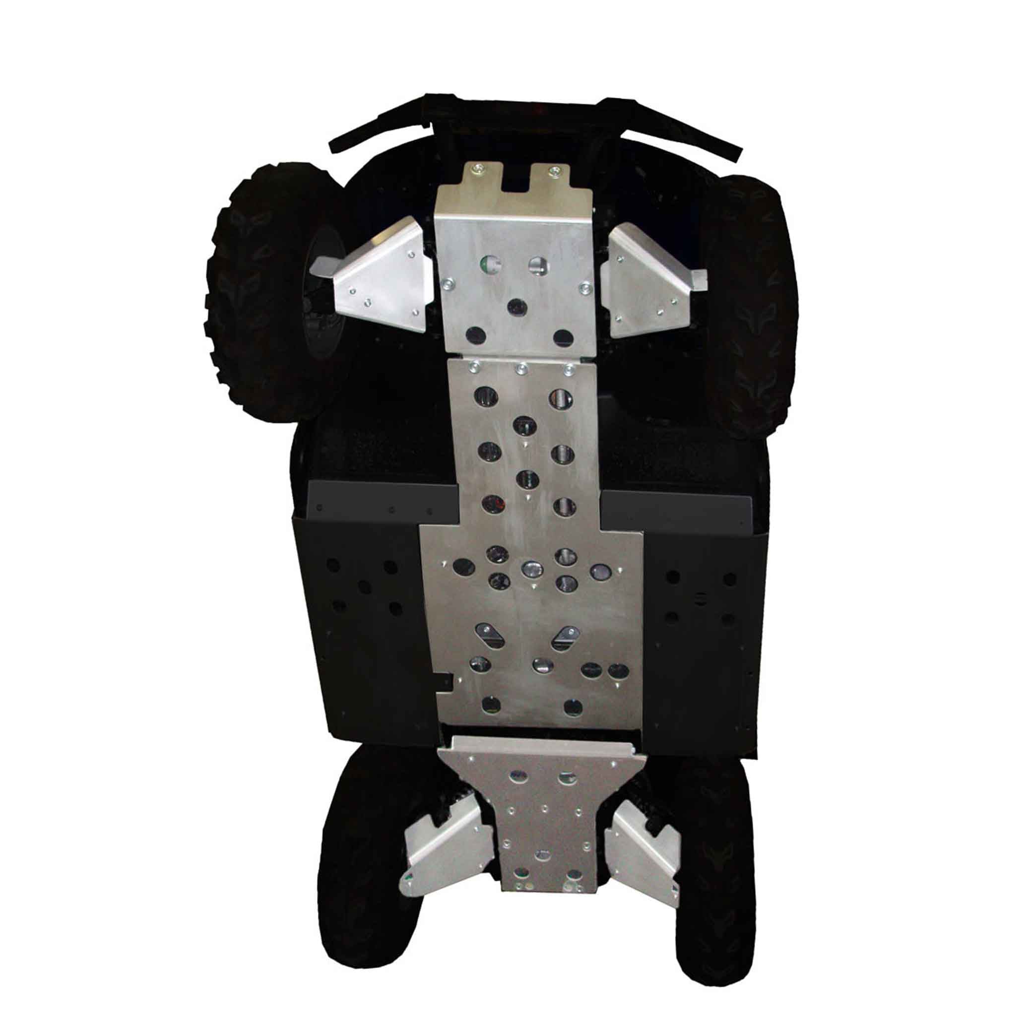 Yamaha Rhino 450 and 660 Ricochet 7-Piece Complete Aluminum Skid Plate Set 2006-2010