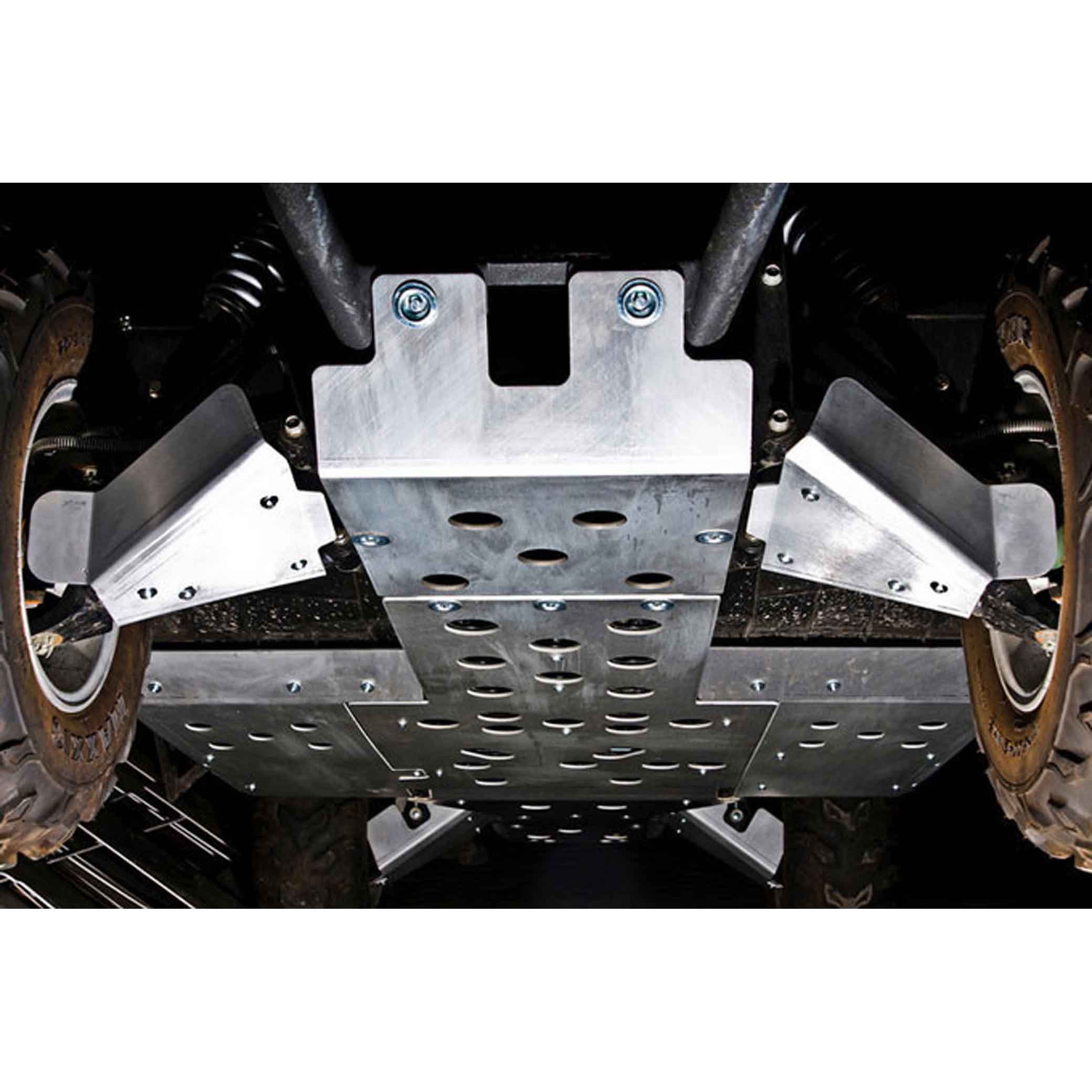Yamaha Rhino 450 and 660 Ricochet 7-Piece Complete Aluminum Skid Plate Set 2004-2005