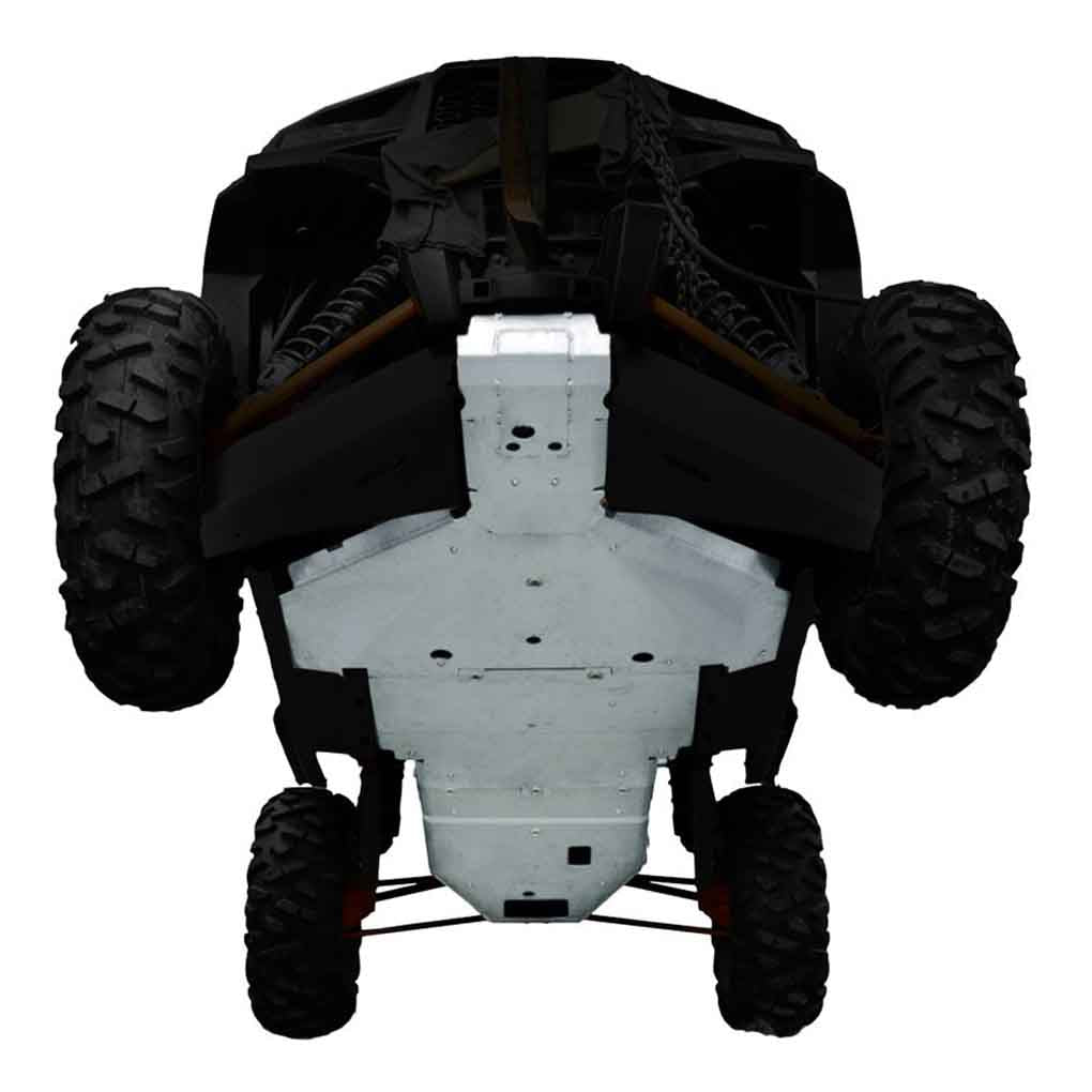 Polaris RZR XP Turbo Dynamix Ricochet 4-Piece Full Frame Skid Plate Set