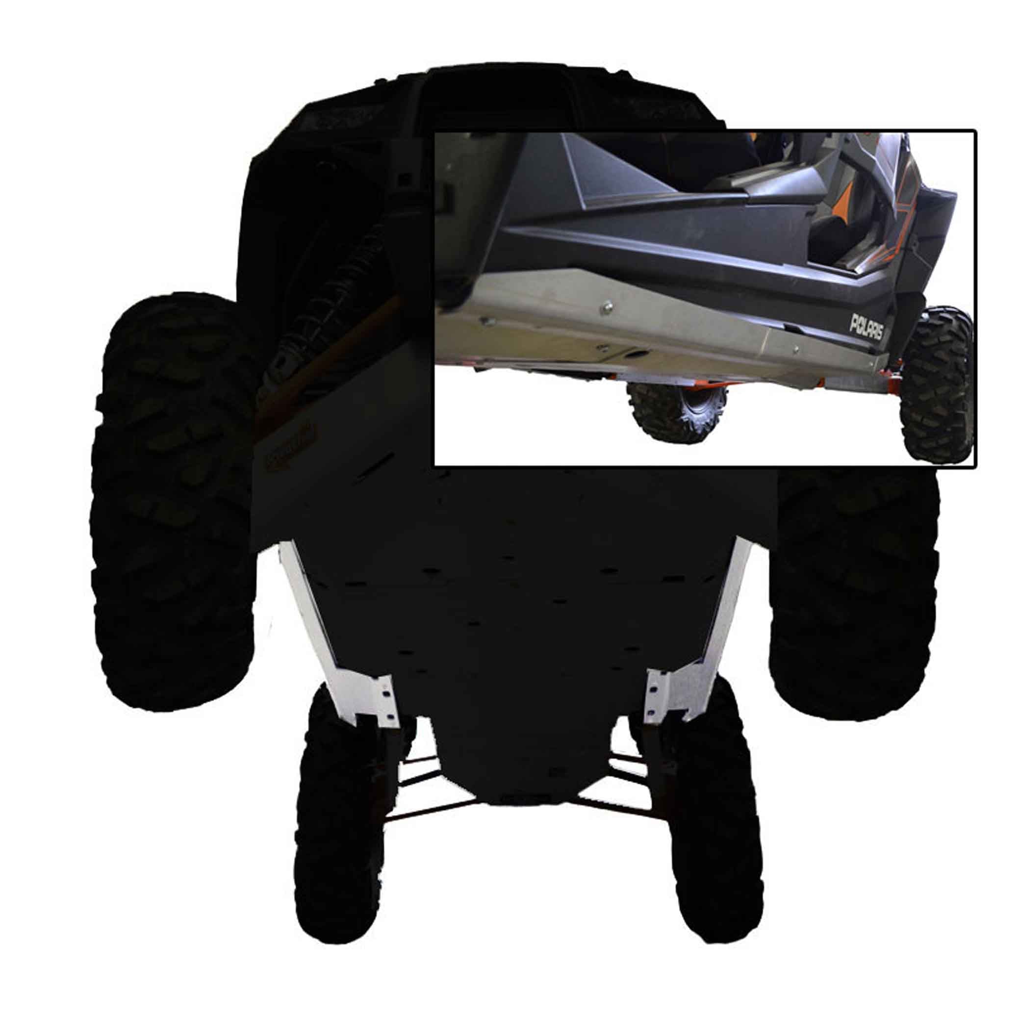 Polaris RZR XP-4 1000 Ricochet 2-Piece Aluminum Rock Slider Set