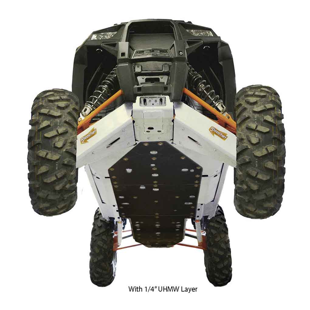 Polaris RZR XP-4 1000 Ricochet 5-Piece Aluminum Full Frame Skid Plate Set