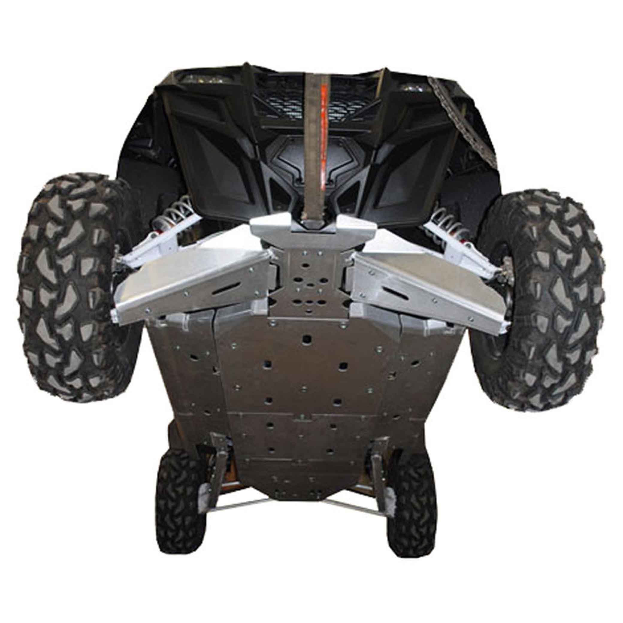 Polaris RZR 900 Jagged X Ricochet 10-Piece Complete Aluminum Skid Plate Set
