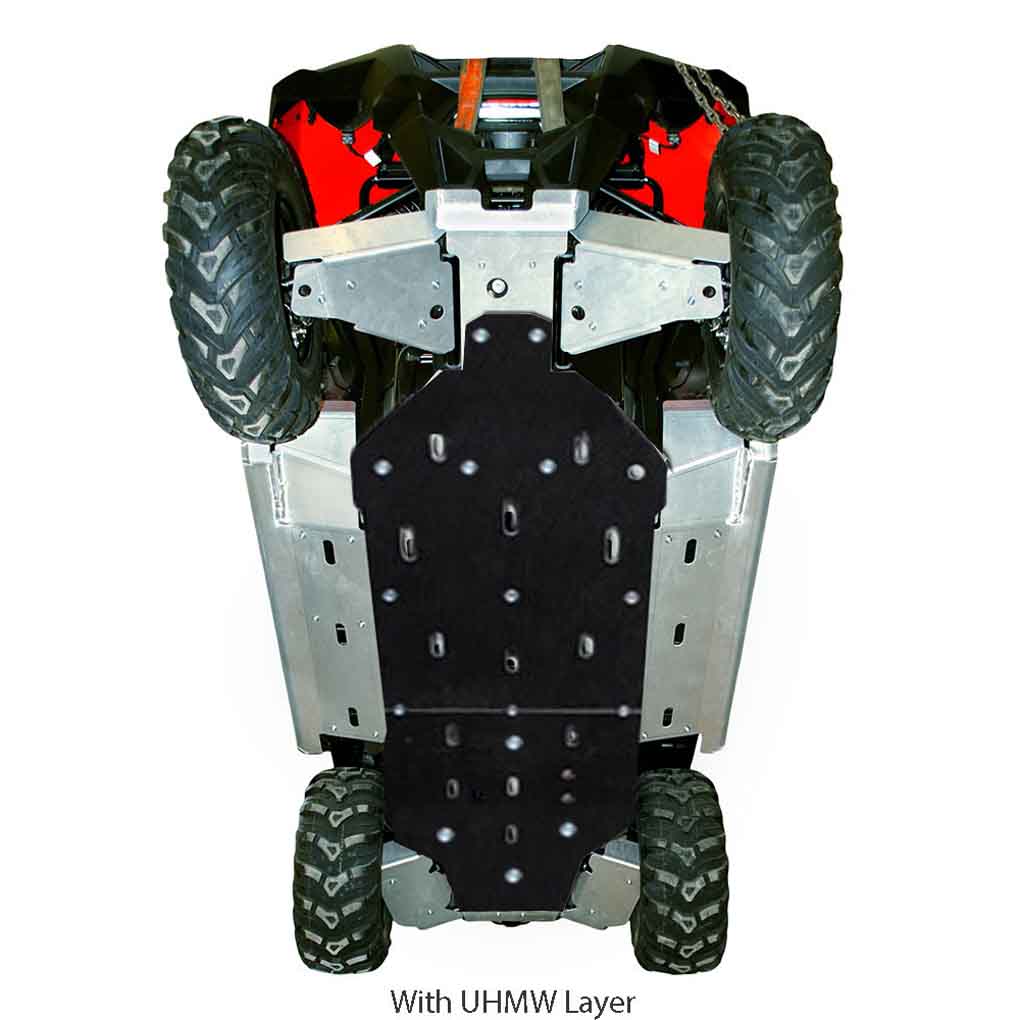 Polaris RZR 800 Ricochet 9-Piece Complete Aluminum Skid Plate Set