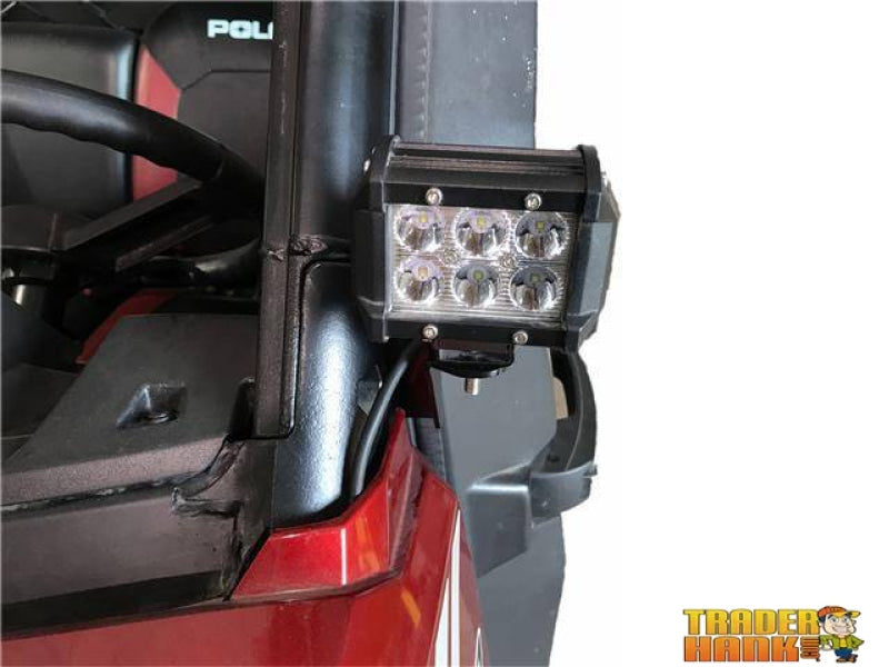 Set of Two Polaris Ranger with Pro Fit Cage Side Light Brackets | UTV ACCESSORIES - Free Shipping