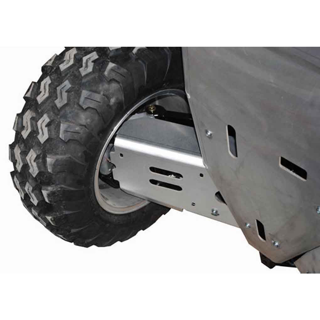 Polaris Sportsman 1000 Base and Trail Model Ricochet 8-Piece Complete Aluminum or with UHMW Layer Skid Plate Set