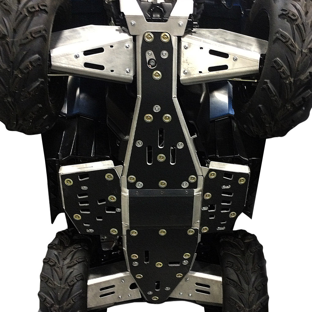 Polaris Sportsman 850 Ricochet 8-Piece Complete Aluminum or with UHMW Layer Skid Plate Set