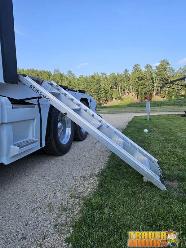 Step Ramp 6-Step Folding Aluminum E-Bike Ramp | Free shipping