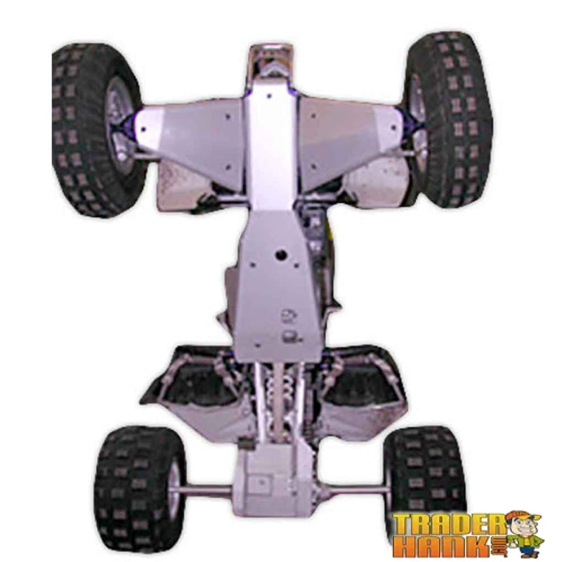 Suzuki LT-R 450 Ricochet 4-Piece Complete Aluminum Skid Plate Set | Free shipping