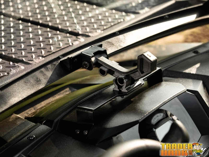 Tracker 800SX Scratch-Resistant Flip Windshield | UTV Accessories - Free shipping