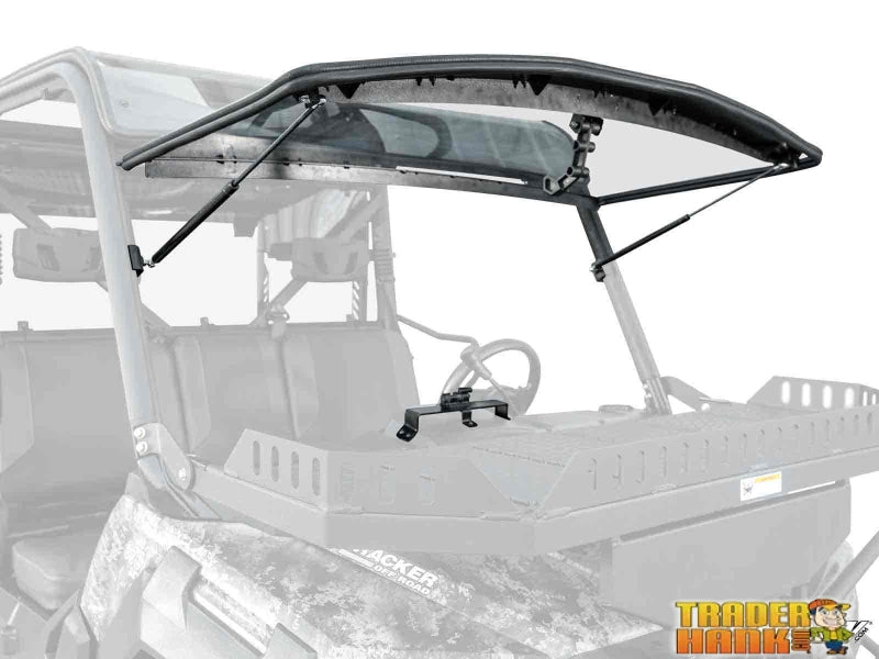 Tracker 800SX Scratch-Resistant Flip Windshield | UTV Accessories - Free shipping