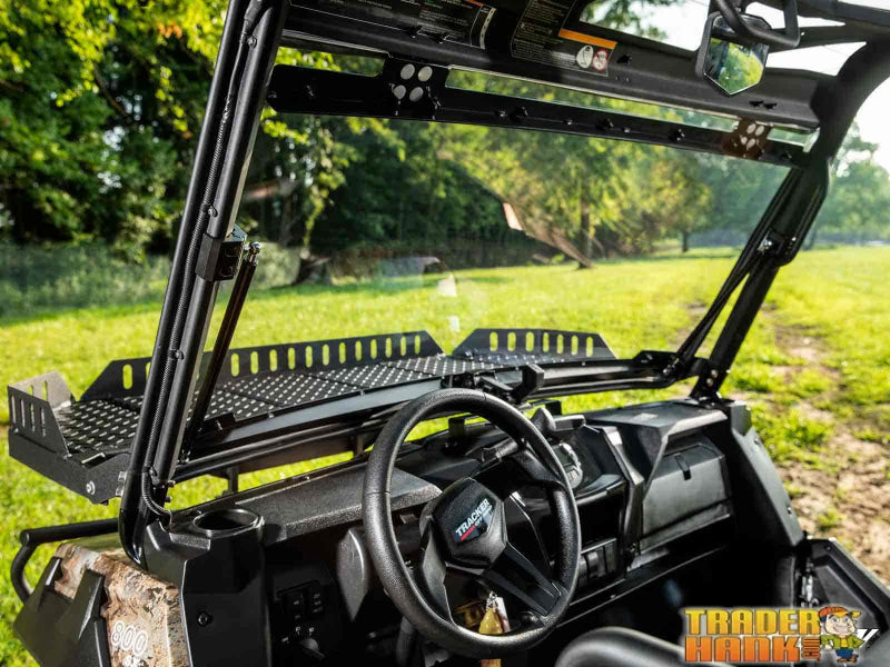 Tracker 800SX Scratch-Resistant Flip Windshield | UTV Accessories - Free shipping