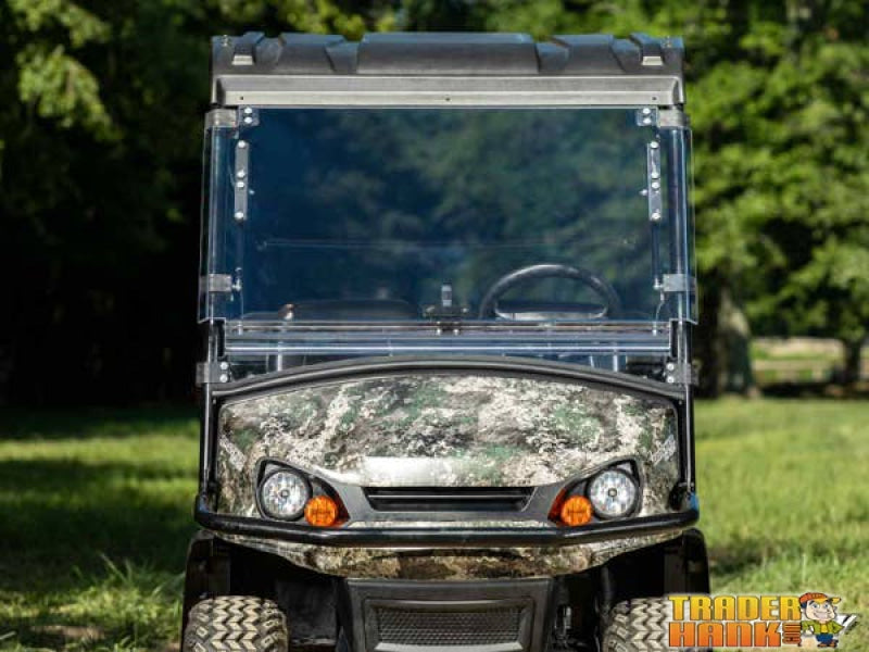Tracker OX400 Scratch-Resistant Flip Windshield | UTV Accessories - Free shipping