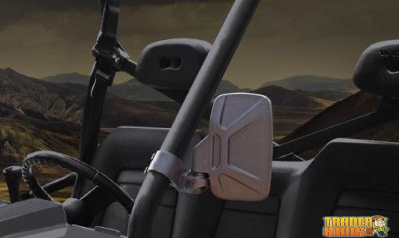 UTV Side View Mirror Pair 2.0 Round Tube | UTV ACCESSORIES - Free Shipping
