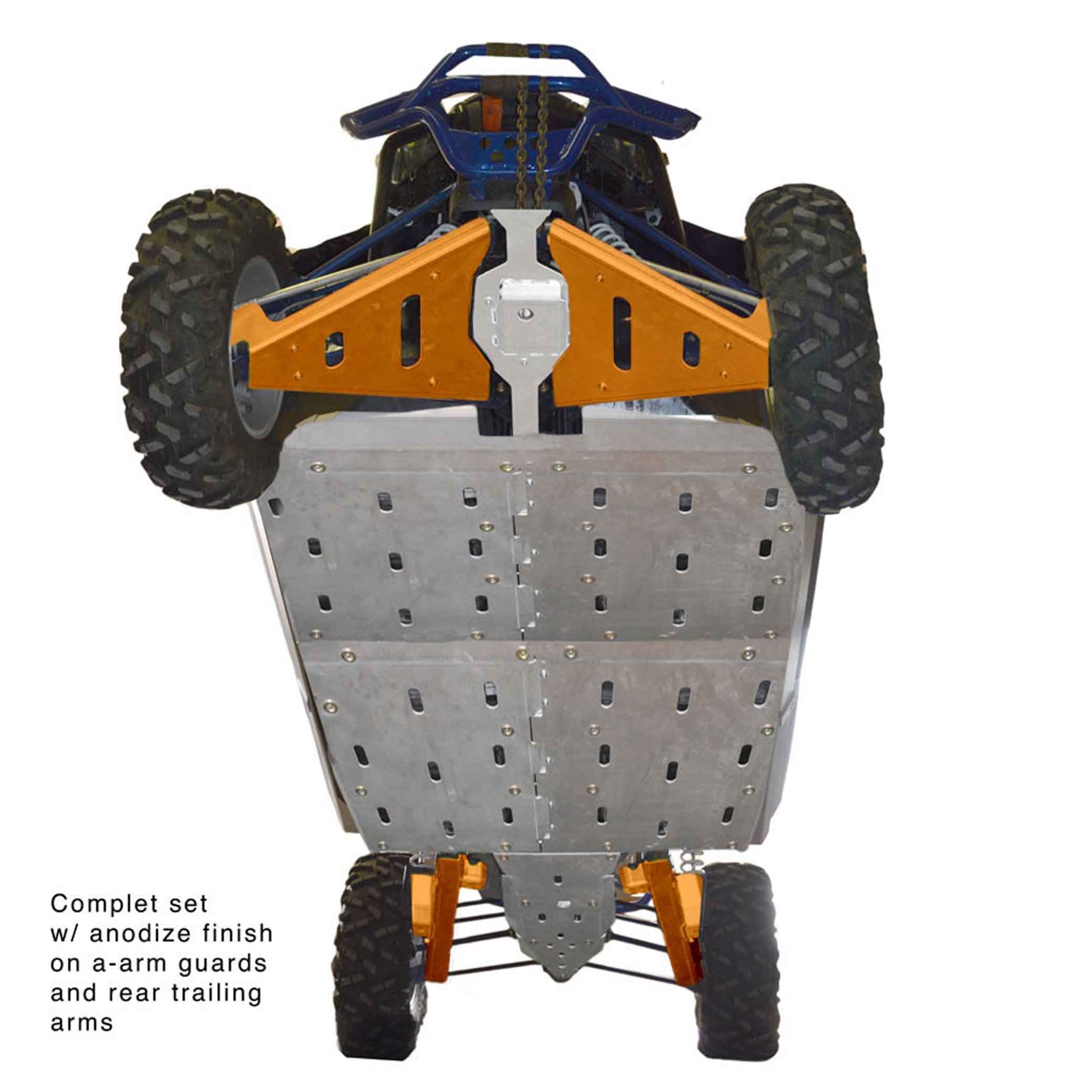 Arctic Cat WildCat 4 Ricochet 10-Piece Complete Aluminum Skid Plate Set