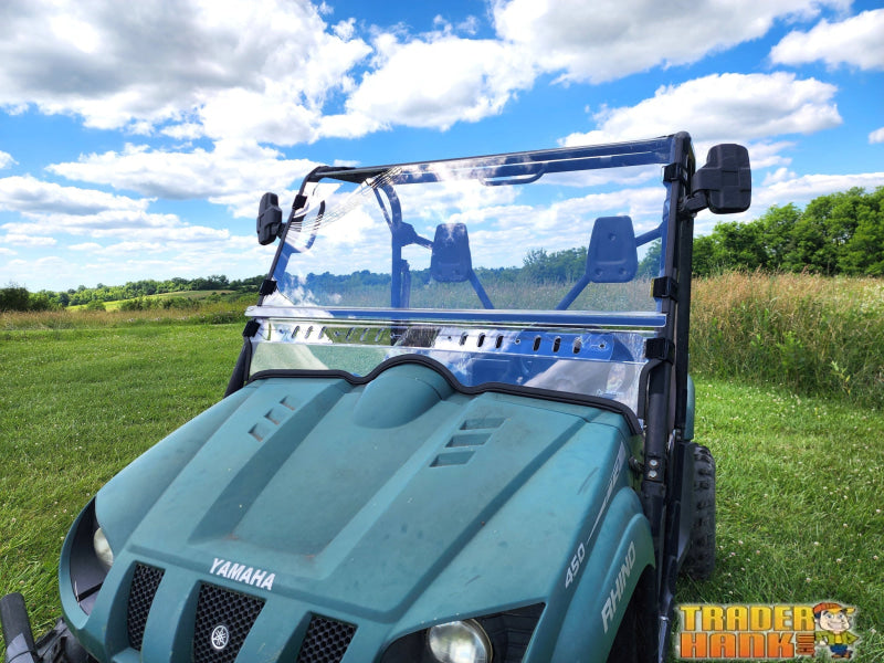 Yamaha Rhino 2-Piece Scratch-Resistant Windshield | Free shipping
