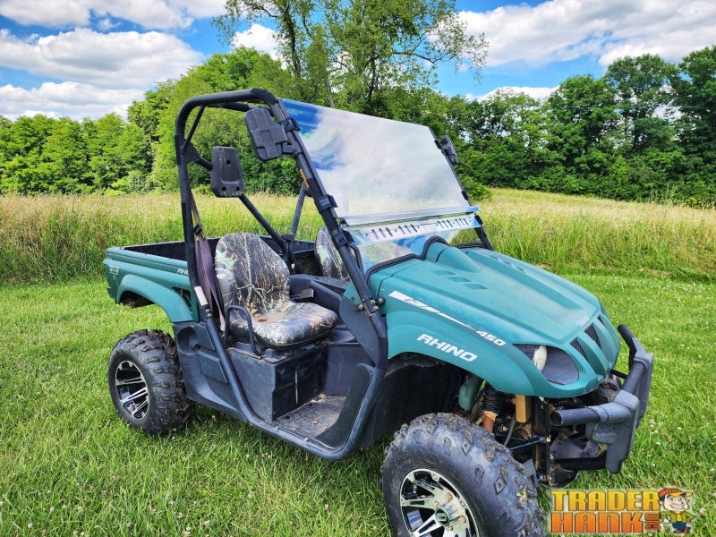 Yamaha Rhino 2-Piece Scratch-Resistant Windshield | Free shipping