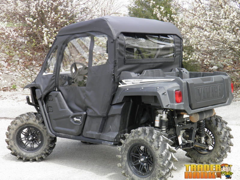 Yamaha Wolverine - Full Cab Enclosure with Vinyl Windshield (Half Doors) | UTV Accessories - Free shipping