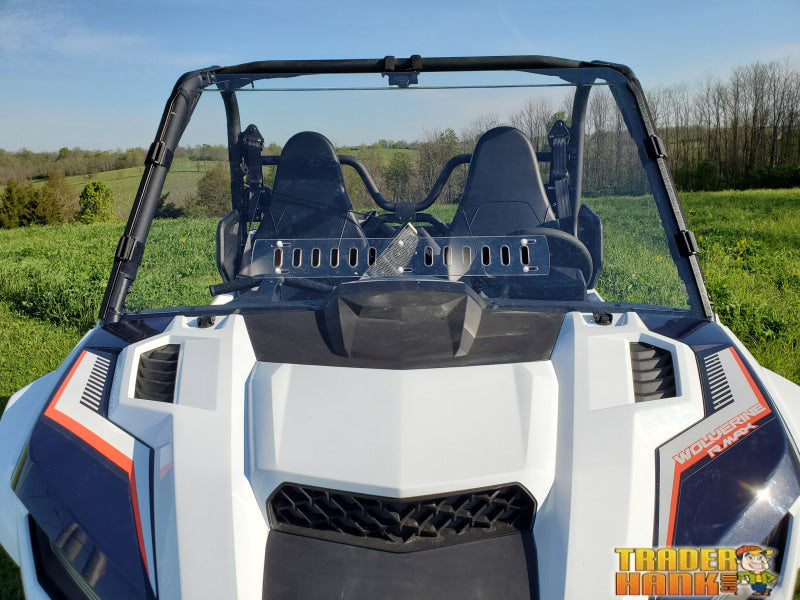 Yamaha Wolverine RMAX 1000 - 1 pc Windshield w/Hard Coat Clamp and Vent Options | UTV Accessories - Free shipping