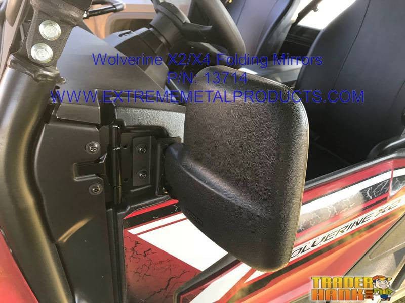 Yamaha Wolverine X2/X4 Folding Side Mirror Set | UTV ACCESSORIES - Free Shipping