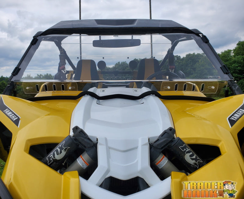 Yamaha YXZ - 1 pc Windshield w/Hard Coat Clamp and Vent Options | UTV Accessories - Free shipping