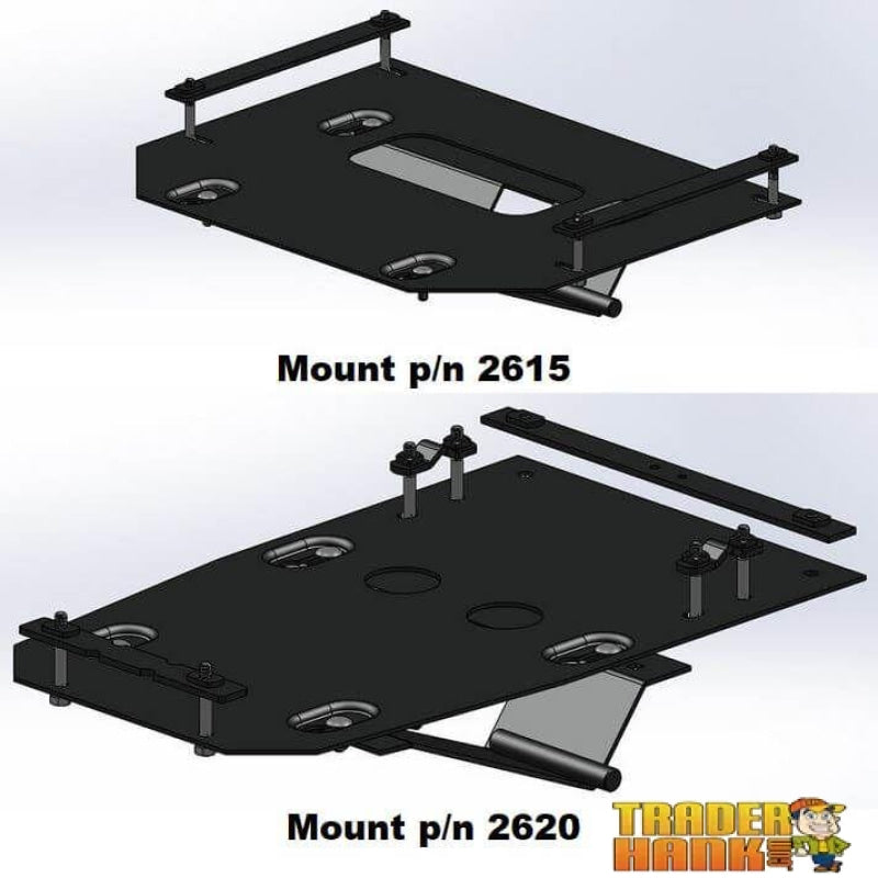 1995-2009 Yamaha Wolverine 350 / 450 - 50 Inch Eagle Straight Blade Snow Plow Kit | UTV ACCESSORIES - Free shipping