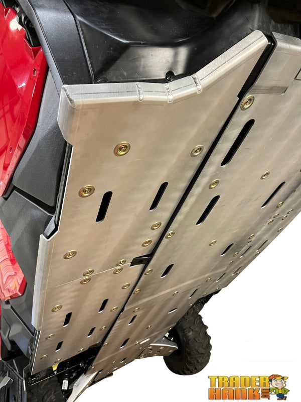 2023 Honda Pioneer 1000-6 Ricochet 4-Piece Floor Board Skid Plate Set | UTV Skid Plates - Free shipping