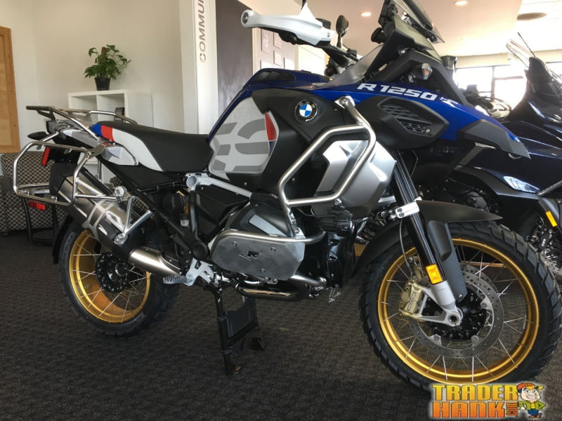 BMW R 1250 GS Adventure Aluminum Ricochet Crash Bar Engine Guards | Ricochet Skid Plates - Free Shipping