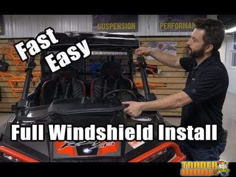 Can-Am Commander Scratch Resistant Full Windshield | SUPER ATV WINDSHIELDS - Free Shipping