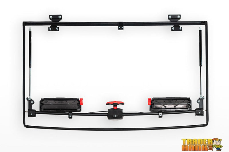 Can-Am Defender Flip-Up Vented Scratch Resistant Windshield | UTV ACCESSORIES - Free shipping