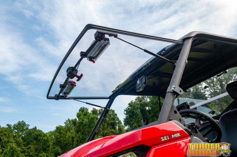 Can-Am Defender Flip-Up Vented Scratch Resistant Windshield | UTV ACCESSORIES - Free shipping