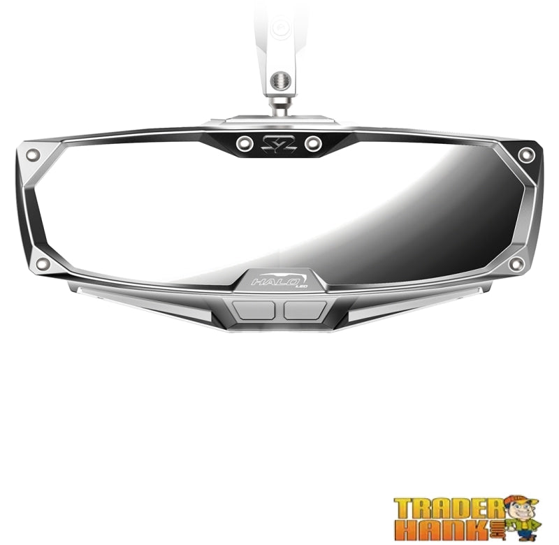 Can-Am Defender Halo-RA LED Rearview Mirror with Cast Aluminum Bezel | UTV Accessories - Free shipping