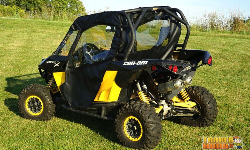 2013-2018 Can-Am Maverick 1000 Soft Door Rear Window Combo | Utv Accessories - Free Shipping