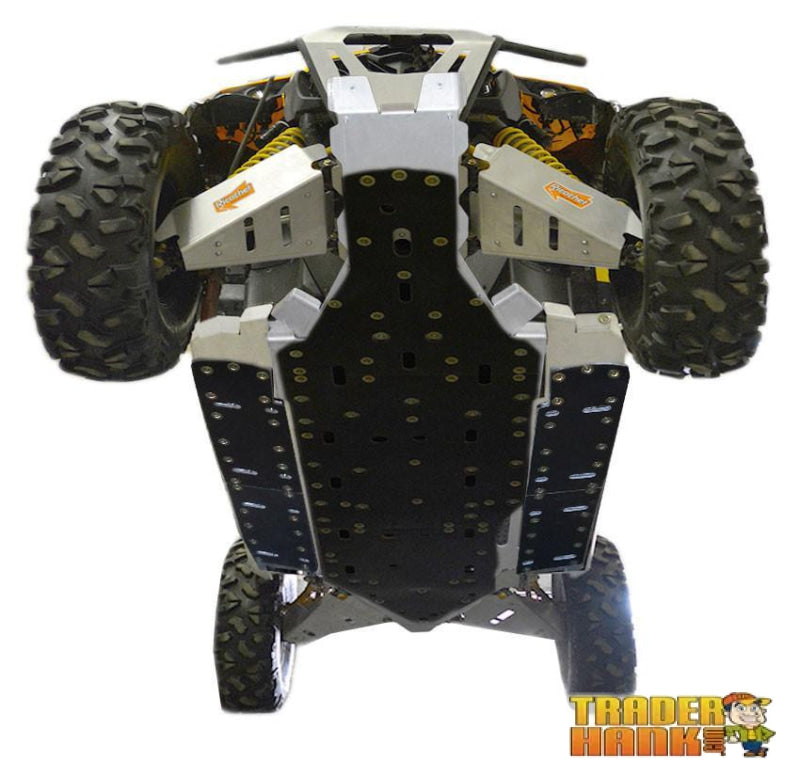 Can-Am Maverick MAX DPS Ricochet 12-Piece Complete Aluminum or with UHMW Layer Skid Plate Set | Ricochet Skid Plates - Free Shipping