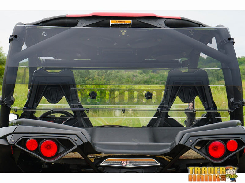 Can-Am Commander/Maverick Rear Windshield With Sliding Vent | UTV ACCESSORIES - Free shipping