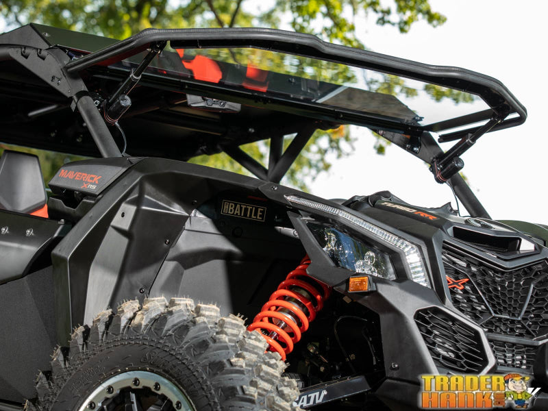 Can-Am Maverick X3 MaxDrive Power Flip-Up Windshield | Free shipping