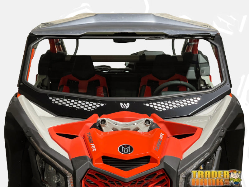 Can-Am Maverick X3 Vented Full Glass Windshield | Free shipping
