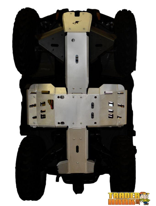 Can-Am Outlander 570 XMR Ricochet 4-Piece Full Frame Aluminum Skid Plate Set | ATV Skid Plates - Free shipping