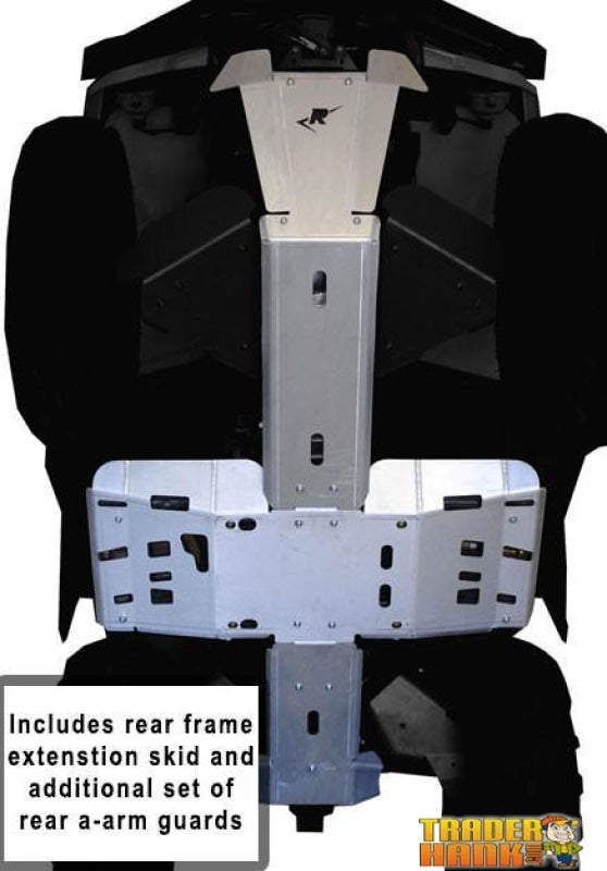 Can-Am Outlander 6x6/DPS Ricochet 5-Piece Full Frame Skid Plate Set | Ricochet Skid Plates - Free Shipping