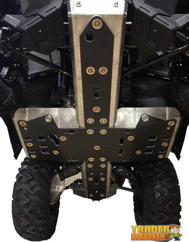 2013-2020 Can-Am Outlander 850 Max Ricochet 8-Piece Complete Aluminum Skid Plate Set | Ricochet Skid Plates - Free Shipping