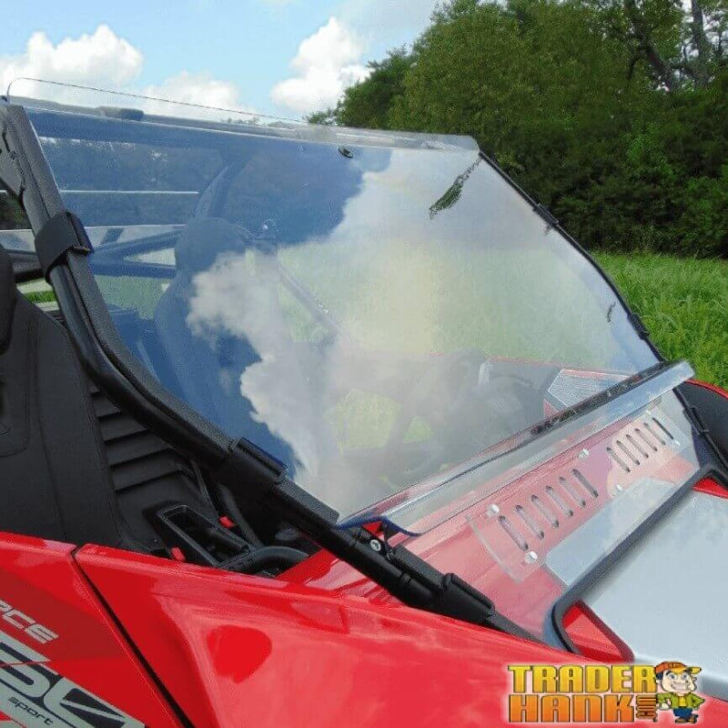 CF Moto ZForce 950 Two-Piece Front Lexan Windshield w| Adjustable Vents | ATVs & UTVs - Free shipping