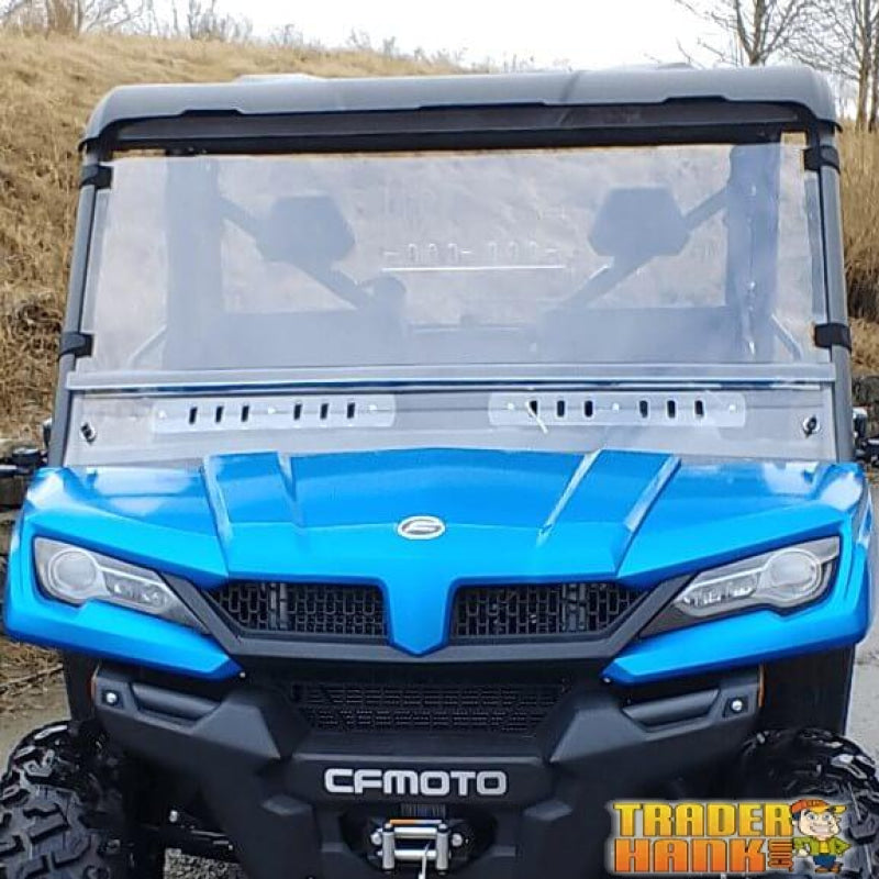 CFMoto UForce 1000 Two-Piece Front Lexan Windshield with Adjustable Vents | UTV ACCESSORIES - Free shipping