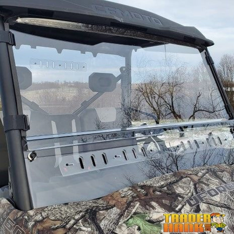 CFMOTO UForce 600 Modular Two-Piece Front Lexan Windshield w| Adjustable Vents | Free shipping