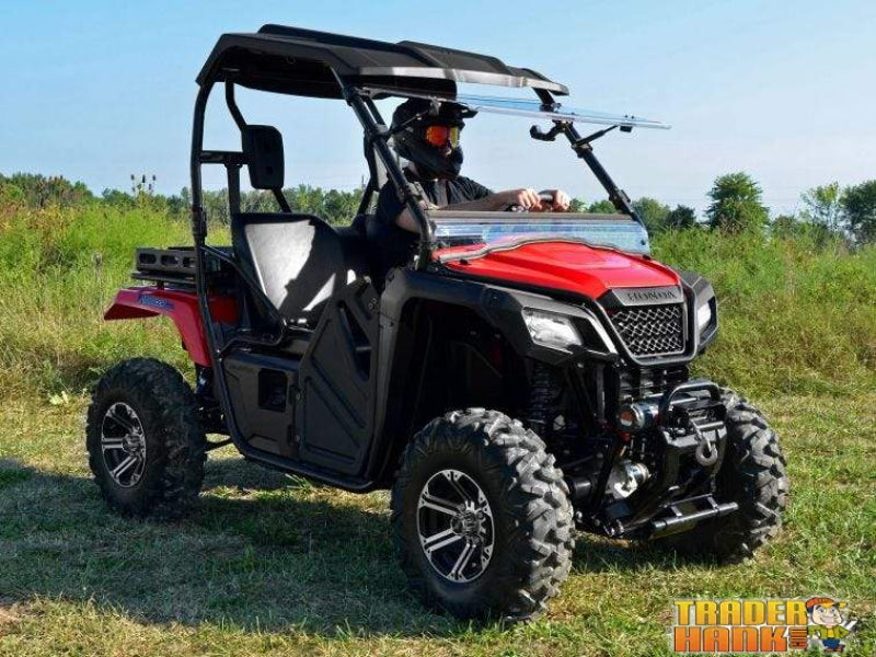 Honda Pioneer 500 Scratch Resistant Flip Windshield | SUPER ATV WINDSHIELDS - Free Shipping