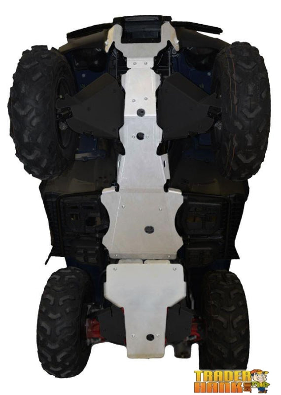 Honda TRX420 FourTrax Rancher (I.R.S) Ricochet 3-Piece Full Frame Skid Plate Set | Ricochet Skid Plates - Free Shipping