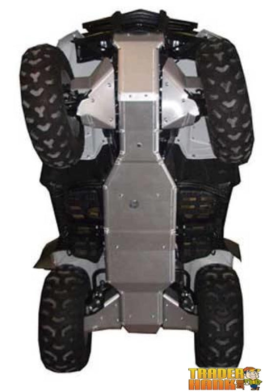 Honda TRX420 Fourtrax Rancher (I.R.S) Ricochet 9-Piece Complete Aluminum Skid Plate Set | Ricochet Skid Plates - Free Shipping