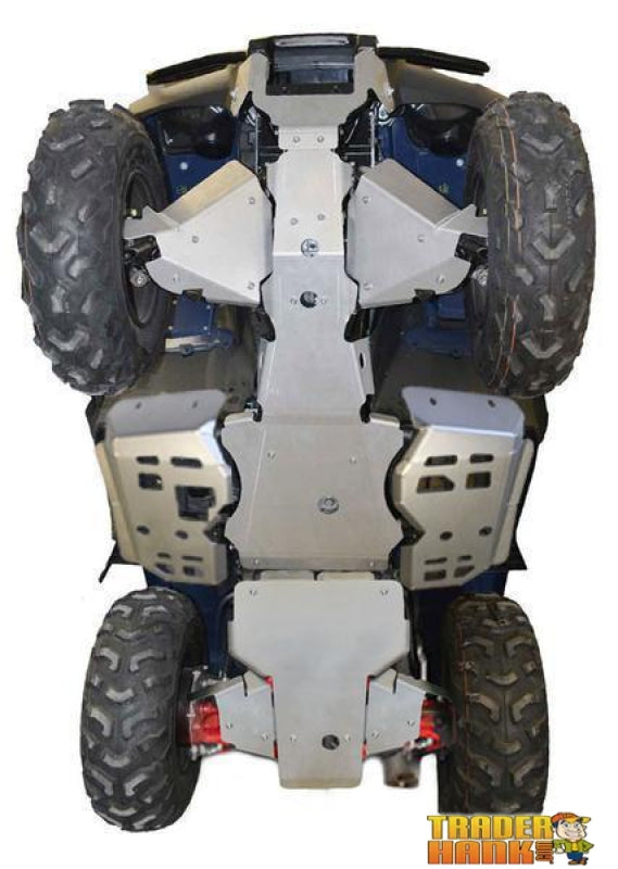 Honda TRX420 Fourtrax Rancher (I.R.S) Ricochet 9-Piece Complete Aluminum Skid Plate Set | Ricochet Skid Plates - Free Shipping