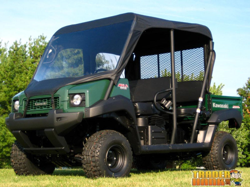 Kawasaki Mule 4010 Trans Full Cab Enclosure With Vinyl Windshield | Utv Accessories - Free Shipping