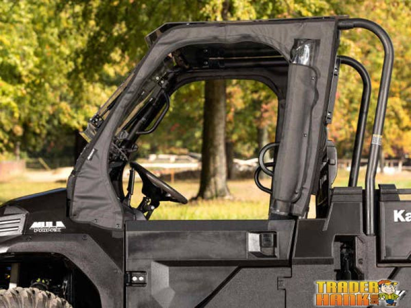 Kawasaki Mule Pro FX Primal Soft Cab Enclosure Upper Doors | UTV Accessories - Free shipping